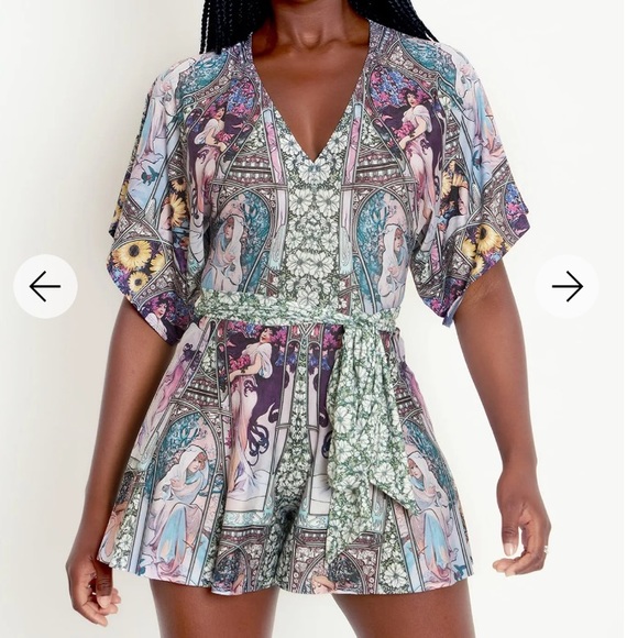 Four Seasons slinky playsuit -limited - Picture 2 of 9